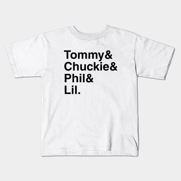 Black rugrats shirt sales